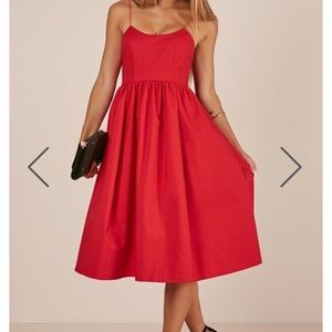 Wild Nights Dress RED